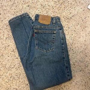 Levi's Blue Boyfriend Jeans
